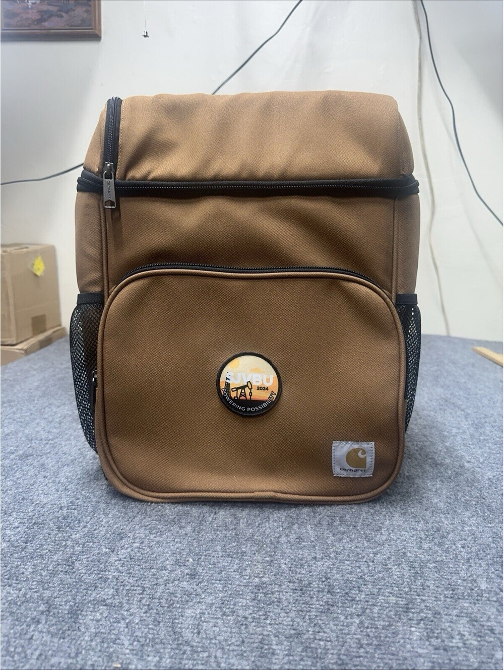 Carhartt 20 Can Cooler Backpack Fully Insulated SJVBU Patch Added
